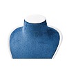 Bust Shaped PU Leather Jewelry Display Stands for Necklaces AJEW-A068-03B-5