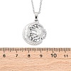 Moon & Star & Sun 304 Stainless Steel Pendant Necklaces NJEW-H059-14P-5