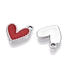 Rack Plating Alloy Enamel Charms ENAM-N056-343P-C-2