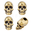 4Pcs Brass European Beads KK-FH0008-40AG-1