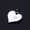 Valentine's Day 201 Stainless Steel Charms STAS-T049-T678-1-2