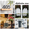 Zinc Alloy House Number FIND-WH0064-99-5-6