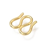 Brass M-Hook Clasps KK-CBA0DF0-14D-G-2