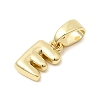 Brass Letter Charms KK-G554-22G-E-2