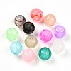 Baking Paint Imiation Jade Glass Beads X1-DGLA-S115-6mm-MY-2