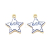 Printed Brass Pendants KK-CBA42CA-08G-02-1