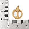 304 Stainless Steel Charms
with Jump Ring STAS-R001-02G-I-3