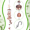 Aluminium Hummingbird Wind Chime AJEW-WH0481-677-3