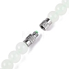 6MM Gradient Color Natural Myanmar Jade Round Beaded Necklaces NJEW-Q150-01-2