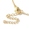 Brass Micro Pave Clear Cubic Zirconia Cable Chain Heart Pendant Necklaces for Women NJEW-C054-01G-4
