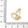 Brass Micro Pave Cubic Zirconia Pendants KK-D317-084G-3