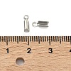 Tarnish Resistant 304 Stainless Steel Folding Crimp Ends LS-X-STAS-R063-28-4