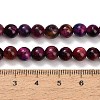 Natural Tiger Eye Beads Strands G-B133-A02-6mm-10-3