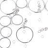 5Pcs 304 Stainless Steel Open Back Bezel Pendants STAS-TAD0001-01B-2
