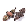 Natural Unakite Pendants G-Q158-04-05-2