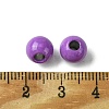 Spray Painted 202 Stainless Steel Beads STAS-Q321-02B-E-3