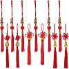 12Pcs 4 Styles Polyester Tassel Pendant Decorations HJEW-FH0001-12-1