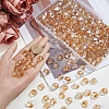 240Pcs Electroplate Glass Faceted Octagon Links Connector Charms EGLA-SP0001-43B-3