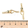 Brass Micro Pave Cubic Zirconia hook Clasps KK-S531-35G-3