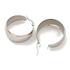 Tarnish Resistant 202 Stainless Steel Hoop Earring EJEW-H003-09P-01-2