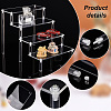 4-Tier Acrylic Model Toy Assembled Organizer Holders ODIS-WH0029-62-4