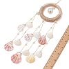 Natural Shell Pendant Decorations HJEW-TA00477-2