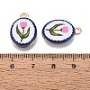 Valentine's Day Printed Alloy Pendants PALLOY-SZC0008-05J-3