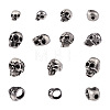 7Pcs 7 Style 304 Stainless Steel Beads FIND-PJ0001-15-1