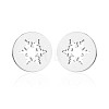 Christmas 304 Stainless Steel Stud Earrings WGE2D60-06-1