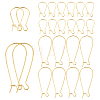 400Pcs 2 Size Iron Earring Hoop Earring Findings IFIN-CA0001-58-1
