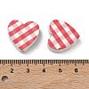 Spray Painted & Printed Wood Beads WOOD-L023-02A-3