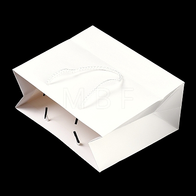 Rectangle Paper Bags with Rope Handles CARB-L011-02B-06-1