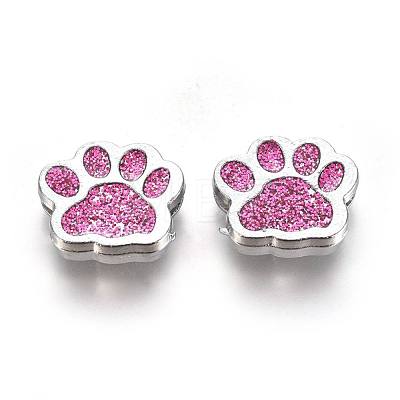 Alloy Enamel Slider Charms ENAM-WH0047-11F-1