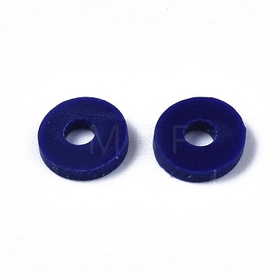 Handmade Polymer Clay Beads Strands CLAY-R089-6mm-T02B-28-1