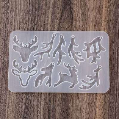 Christmas Pendants DIY Silicone Mold DIY-K073-19C-1