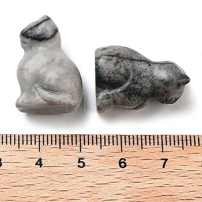 Natural Netstone Carved Figurines DJEW-L023-B18-1