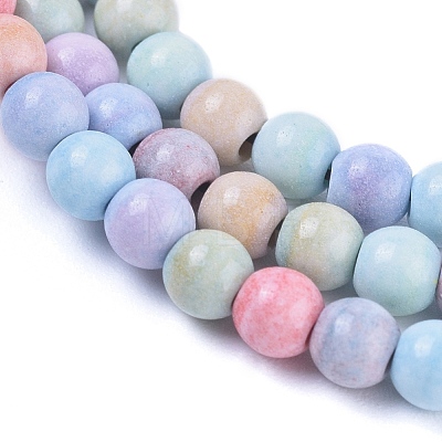 Natural Rainbow Alashan Agate Beads Strands G-G806-04-4mm-1