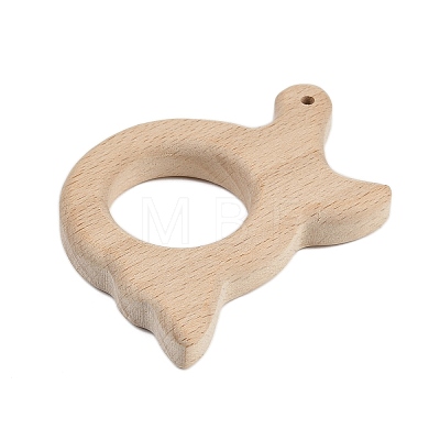 Natural Beech Wooden Baby Teething Toys WOOD-U003-11-1