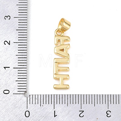Brass Pendants KK-C162-054B-07G-1
