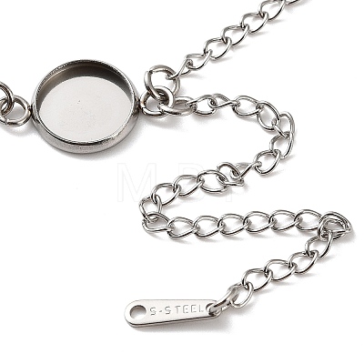 Non-Tarnish 304 Stainless Steel Bracelet Making SA-CBAFBB7-02P-A-1