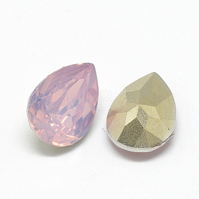 Pointed Back Resin Rhinestone Cabochons RESI-T014-13x18mm-A10-1