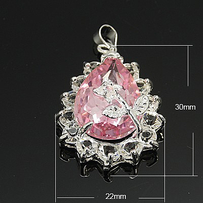 Glass Pendants X-GLAA-H014-M-1