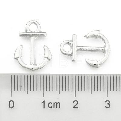 Anchor Brass Pendants ZIRC-F022-64S-1