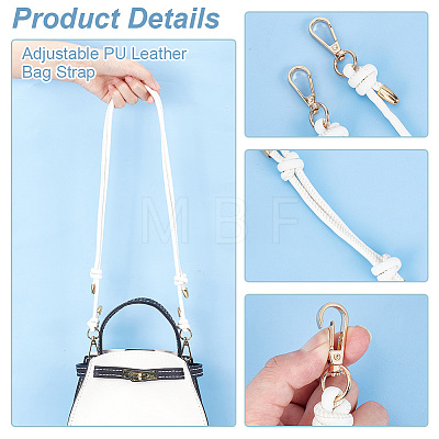 Adjustable PU Leather Bag Straps FIND-WH0002-40B-1