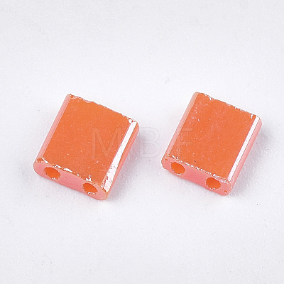 2-Hole Opaque Glass Seed Beads SEED-S023-27C-06-1