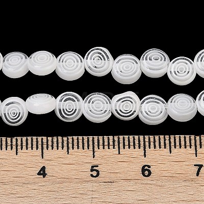 Handmade Lampwork Beads Strands LK-R004-51E-1