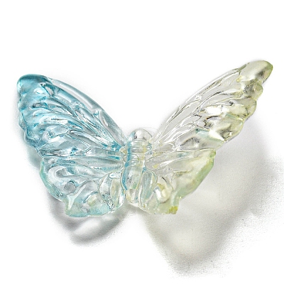 Two Tone Transparent Acrylic Beads LS-X-OACR-E041-06D-1
