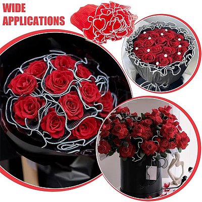 1 Bag Polyester Flower Bouquet Wrapping Mesh Paper OCOR-BC0007-29D-1