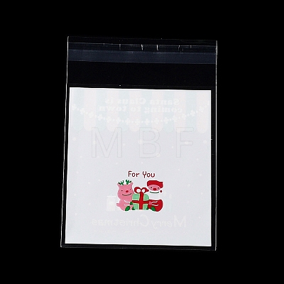 Christmas Theme Plastic Bakeware Bag OPP-Q004-03E-1