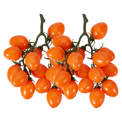 Plastic Imitation Cherry Tomato AJEW-WH0871-13-1